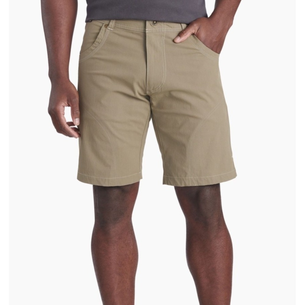 Kuhl Ramblr Shorts Men's 32 Khaki Vintage Patina‎ Dye Hiking Cargo Technical UPF